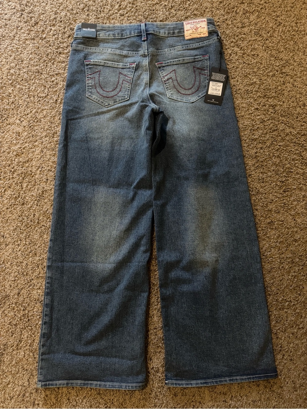 True Religion Women’s Blue Baggy Jeans